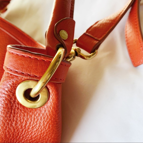 Marc Jacobs Orange Oversized Tote / Crossbody Bag - Picture 6 of 6